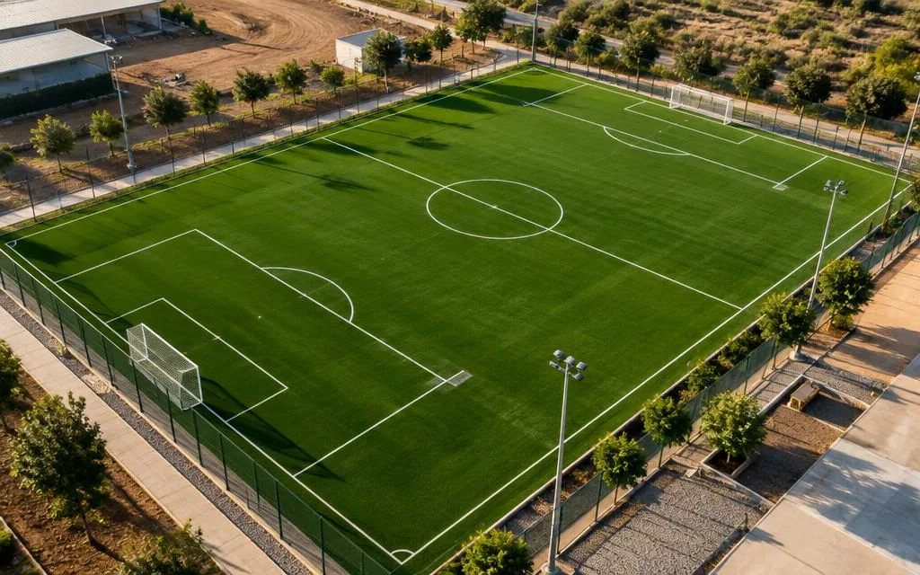 Cancha con pasto sintético (imagen ilustrativa)