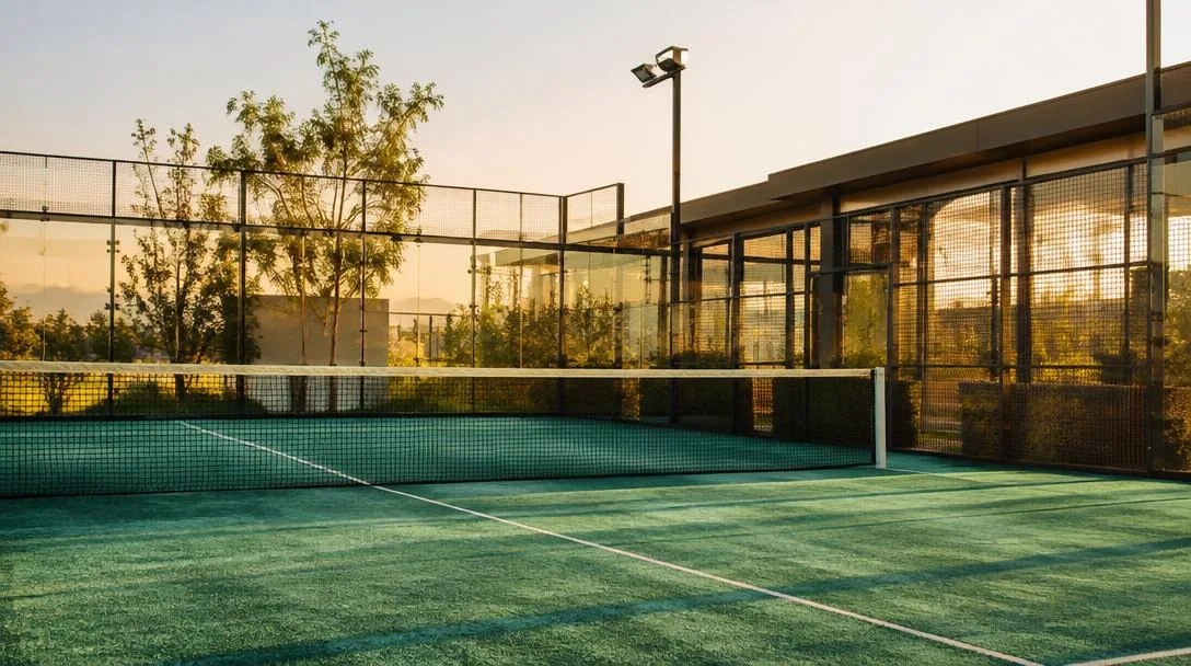 Cancha de pádel terminada (imagen ilustrativa)